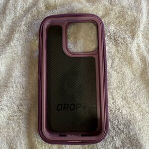 Purple and Black Phone Case